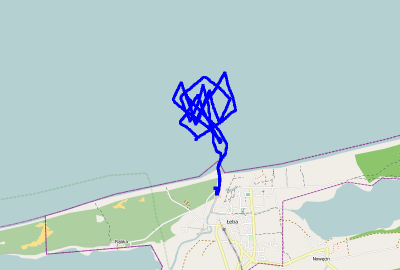Ścieżka GPS z dnia pierwszego
