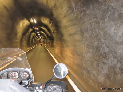 Tunel przy miejscowości Livigno