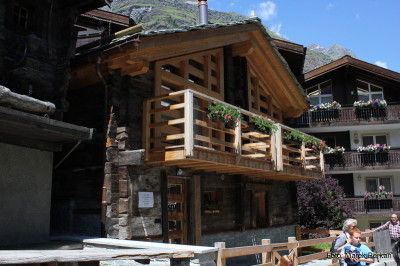 Zermatt - odrestaurane domy