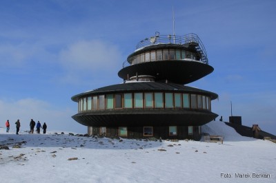 Polskie "UFO": bar/restauracja oraz obserwatorium na Śnieżce