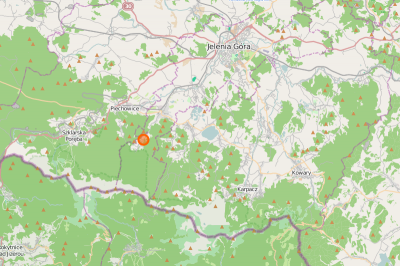 Mapa - położenie Jagniątkowa