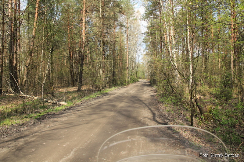 Droga Truskaw - Palmiry przez KPN (publiczna)