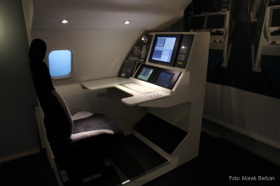 Muzeum morskie - symulator punktu obserwacji w samolocie