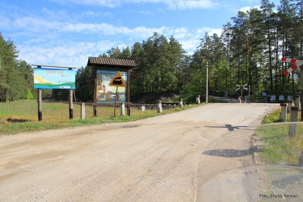Początek trasy na granicy Augustowa