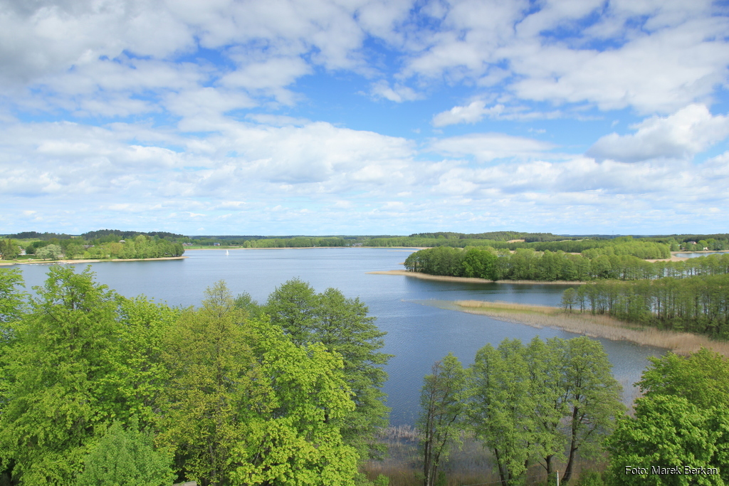 Klasztor Kamedułów - widok na jezioro Wigry