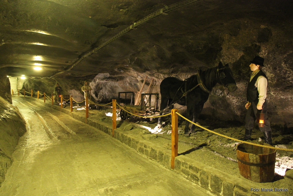 Inscenizacja pracy w kopalni