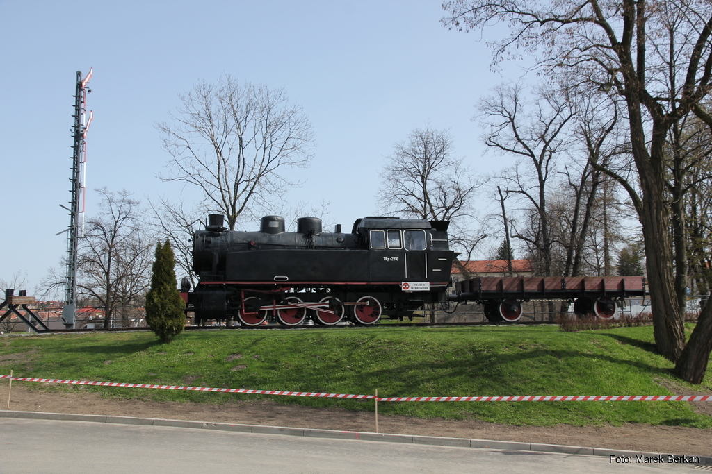 Zabytkowa lokomotywa parowa typu TKp "Śląsk"