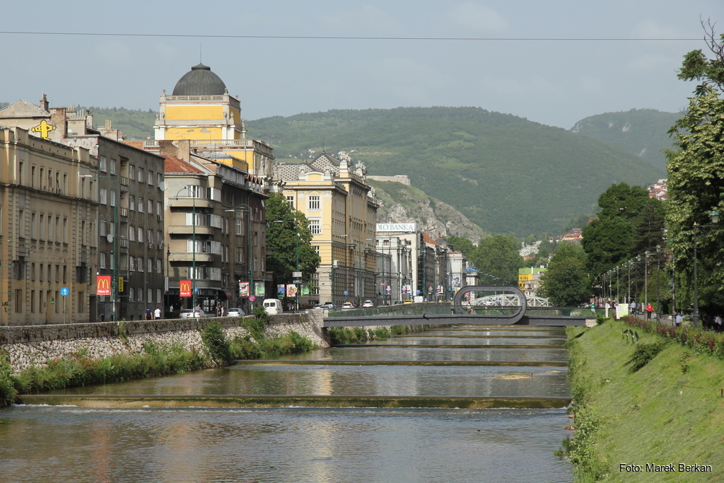 Sarajewo - rzeka Miljacka