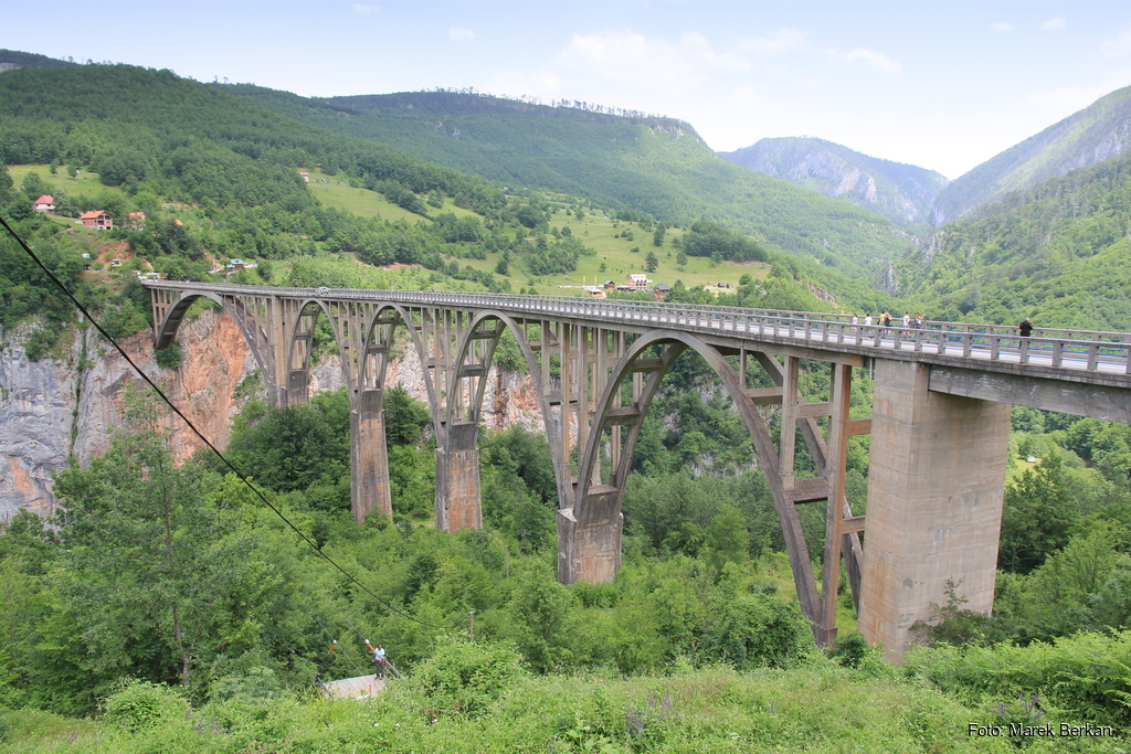 Czarnogóra - most na rzece Tara