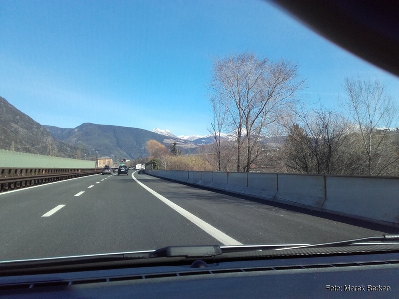 W drodze powrotnej przez przełęcz Brenner