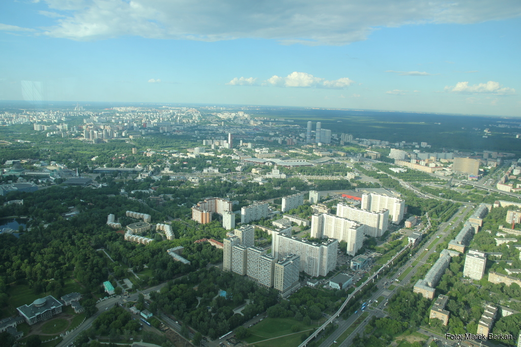 Moskwa: wieża Ostankino
