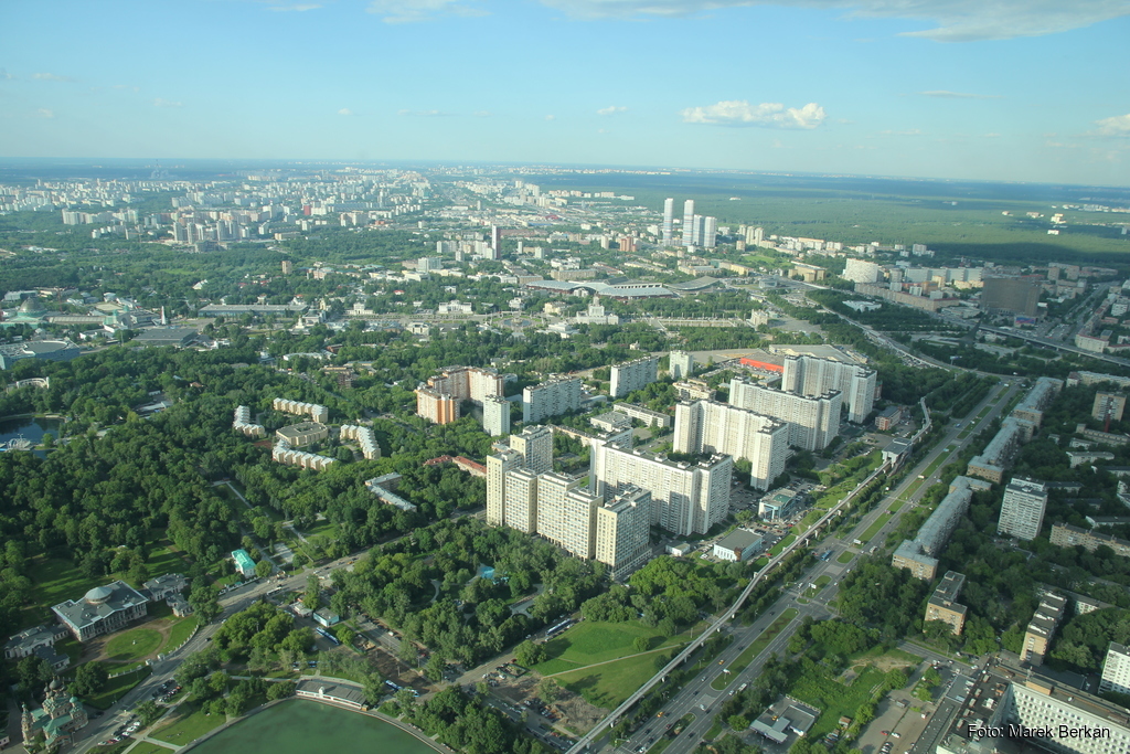 Moskwa: wieża Ostankino