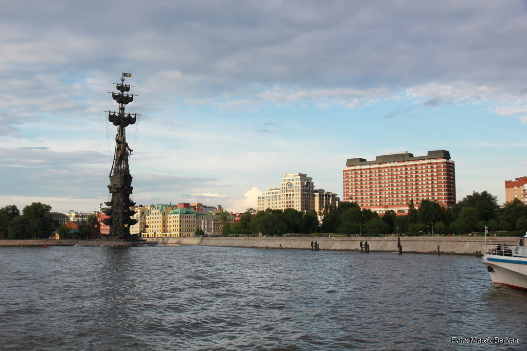 Moskwa: Pomnik Piotra I