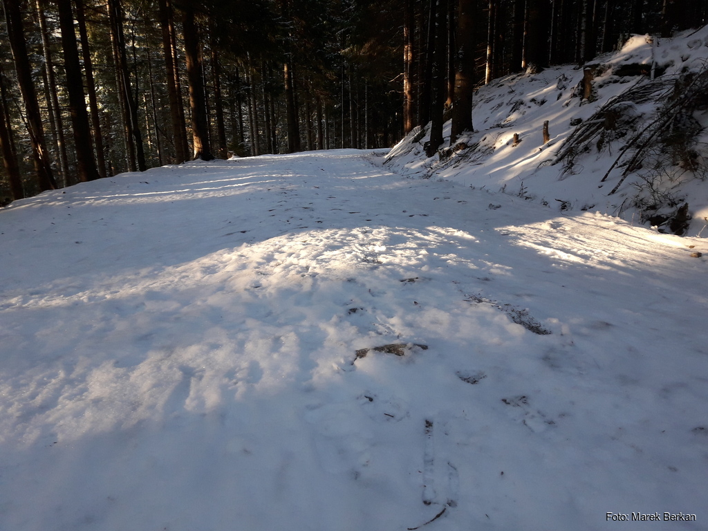 Mała ilość śniegu na trasach przy Szklarskiej Porębie