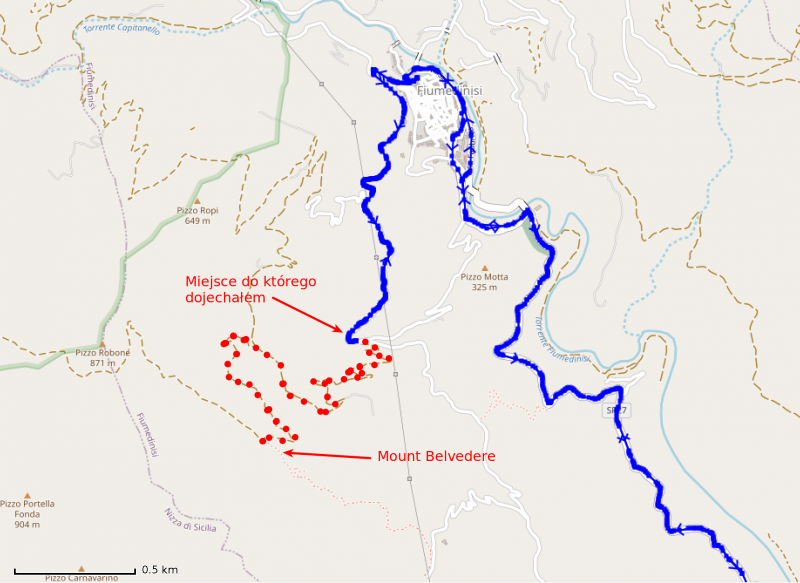 Mapa: Mount Belvedere